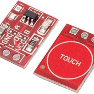 self locking touch button module